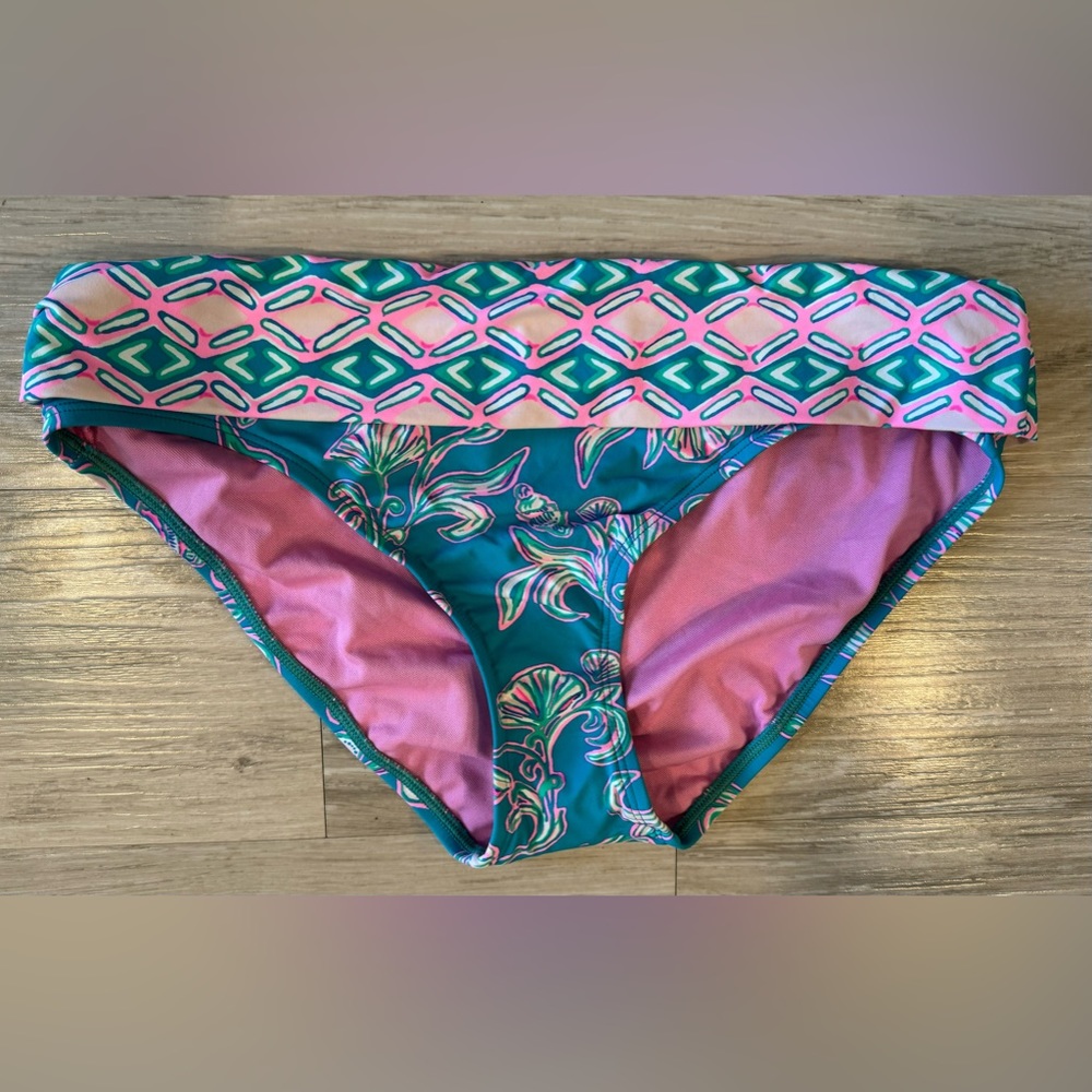 Lilly Pulitzer Blue and Pink Bikini - Picture 2 of 8